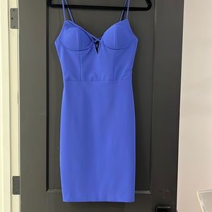 Bebe purple strap dress